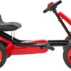 VEVOR Kids Pedal Go Kart, 4 Wheel Off-Road Pedal Go Cart Ride On Toy for Kids, Steering Wheel, Adjustable Seat, Non-Slip Big Wheels, Outdoor Racer Ride On Pedal Car for Boys & Girls Ages 3-8, Red - Image 4