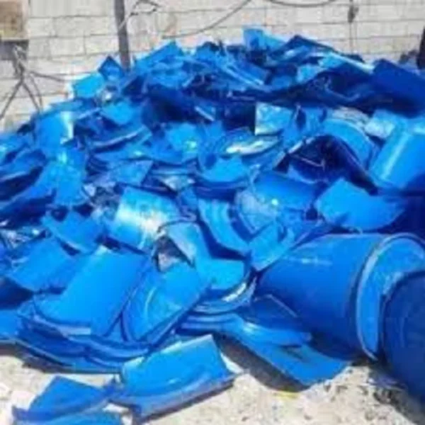 Blue Regular Grinded Plastic Drum Scrap