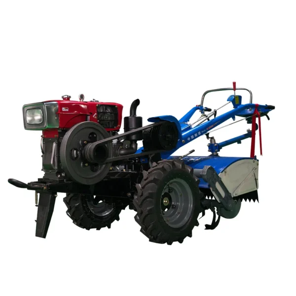 2-wheel farm tractor machine agricultural machinery manual hand ploughing walking tractor