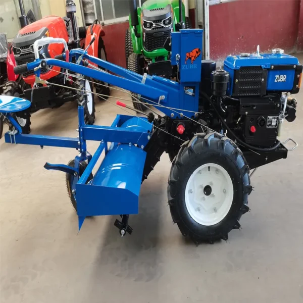 Falath High Quality 20HP Diesel Engine Power Tiller 4WD Two-Wheel Drive Walking Tractor New Handheld Machine Agriculture